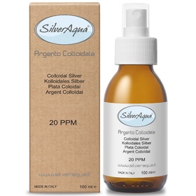 Argento Colloidale SilverAqua 20 PPM 100 ml. L'UNICO con frequenza a 432 HZ (MADE IN ITALY)	SPEDIZIONE GRATUITA 
